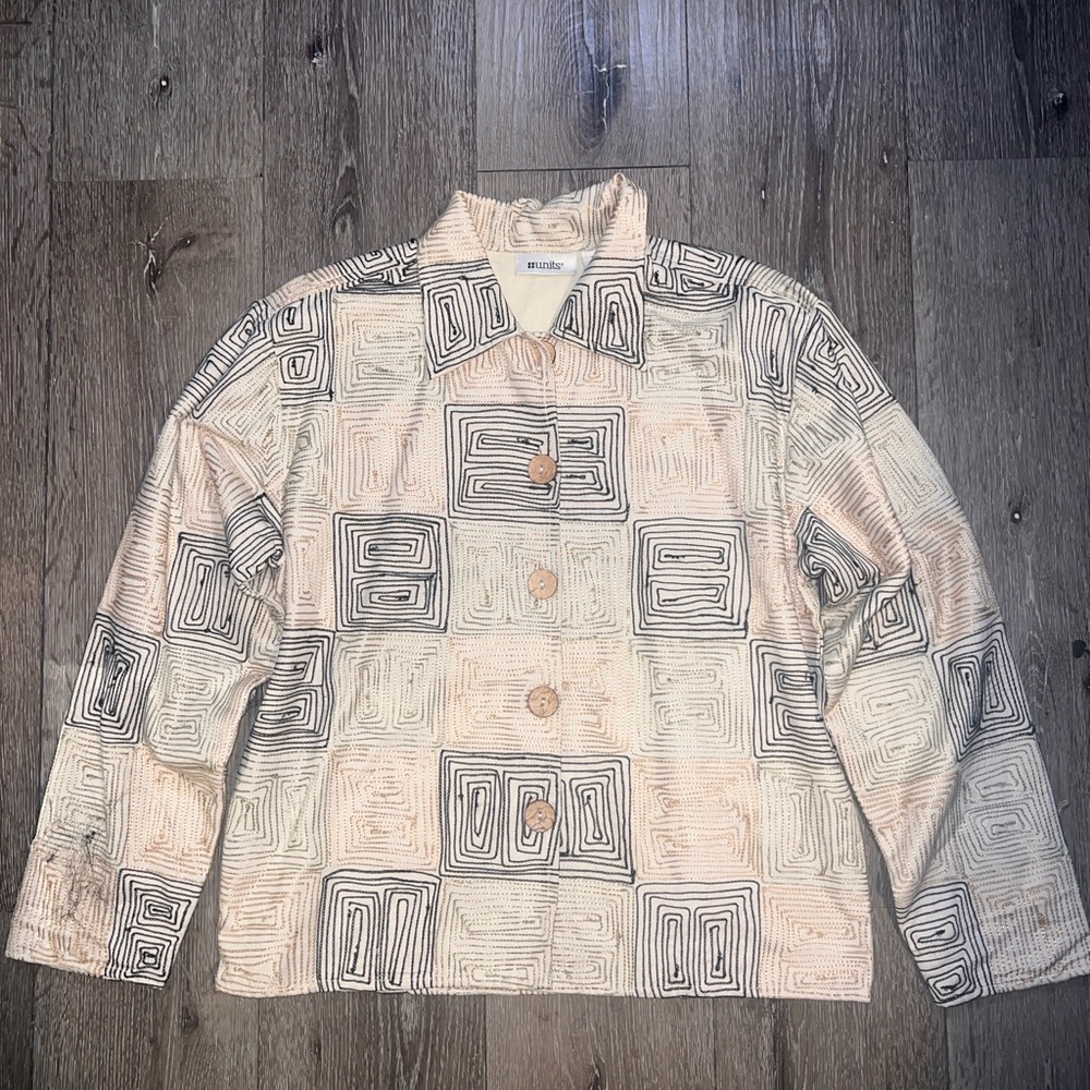 Geometric Patterned Jacket - image 1